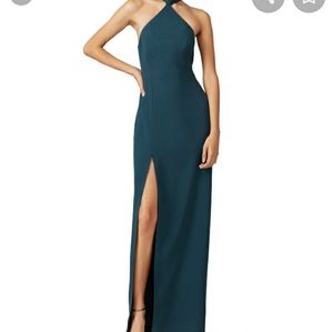 Amanda Uprichard Queen gown Small in green